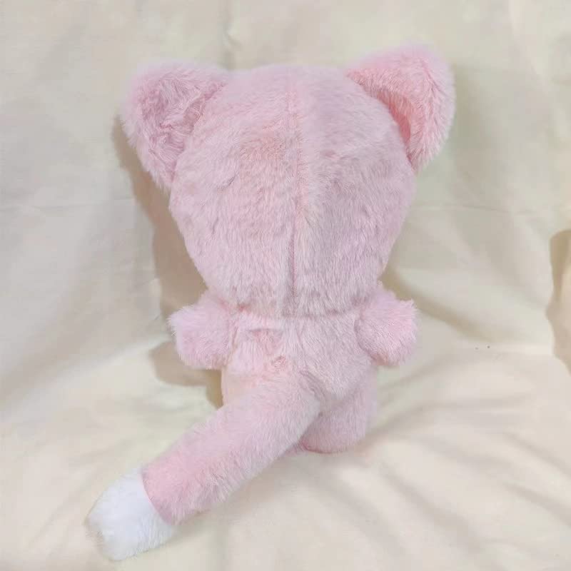 20cm Plush Doll Clothes Anime Figure Outfits for Skzoo Dolls Plush Toys Soft Stuffed Animals Cotton Doll Gift Dolls for Girl(for 20cm Doll) (PinkCat Suit)