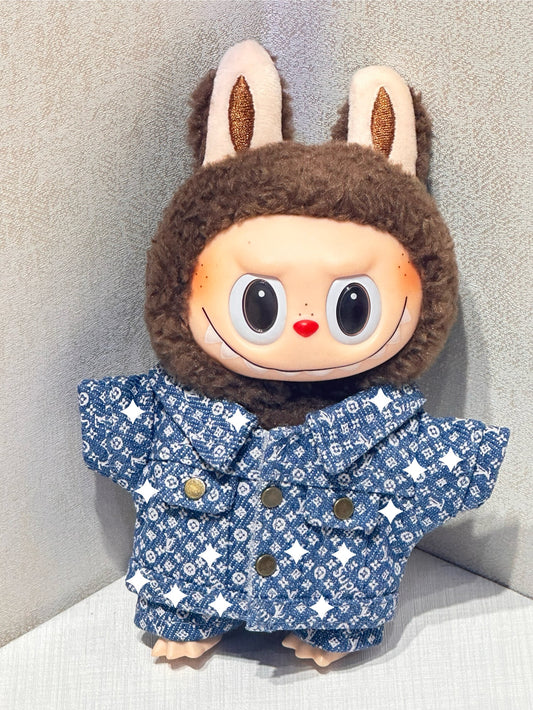 （No doll）Labubu's Retro Denim Adorable Outfits lulu