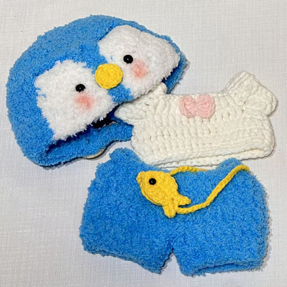 G7 丨 Labubu's Blue Adorable Penguin Outfit