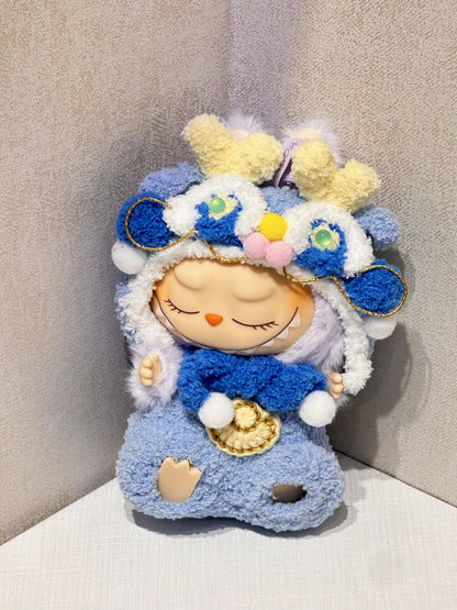 G21 丨 Labubu's Lion Dance - themed Bicolor Outfit