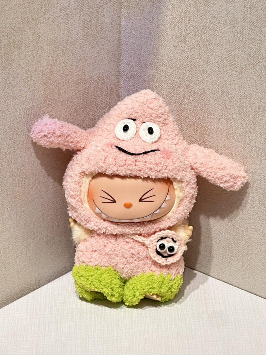 G22 丨 Labubu's SpongeBob - inspired Patrick - themed Joyful Outfit
